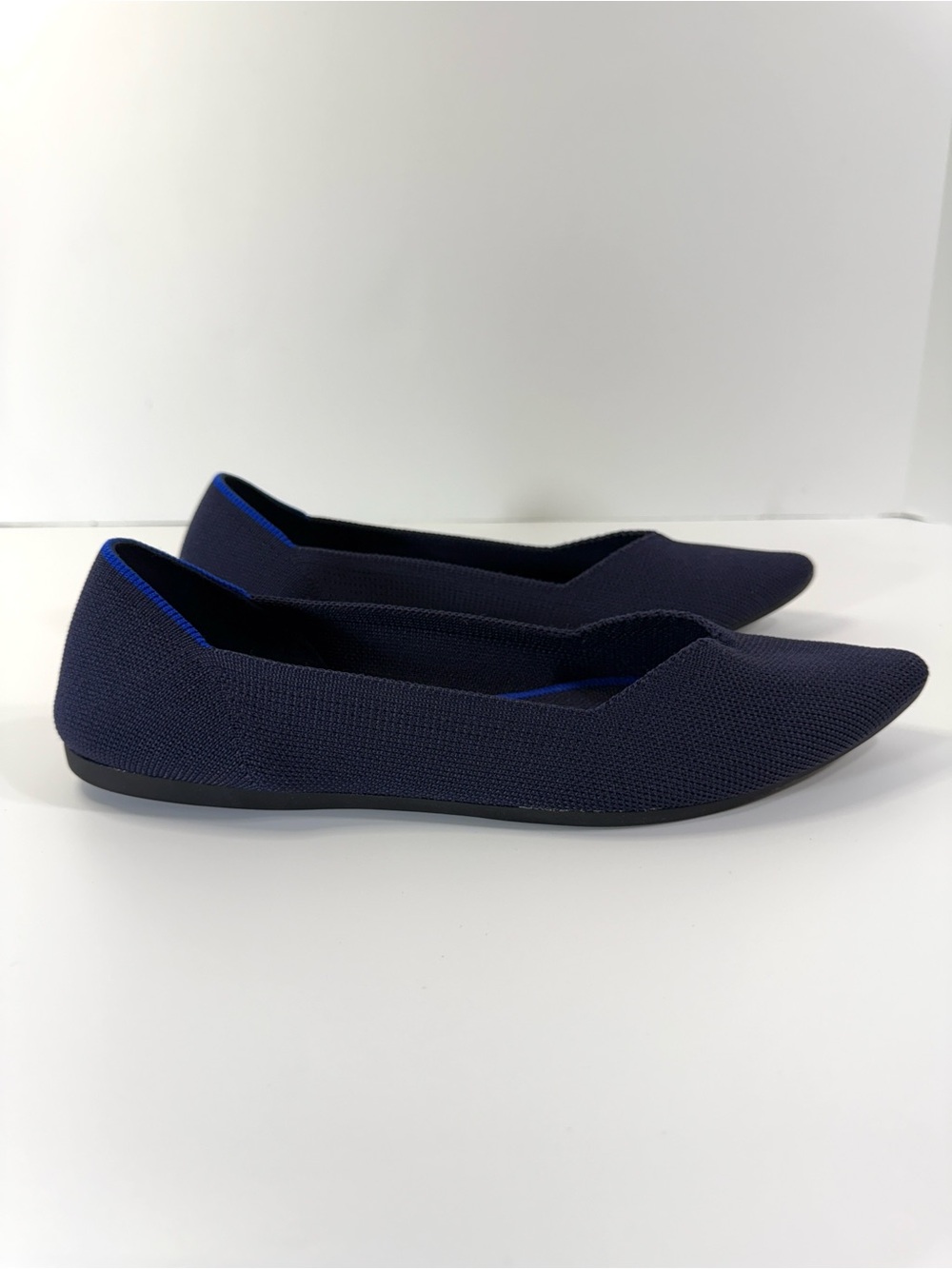 Rothy’s the Point Women’s Flats in Navy - Picture 6 of 12